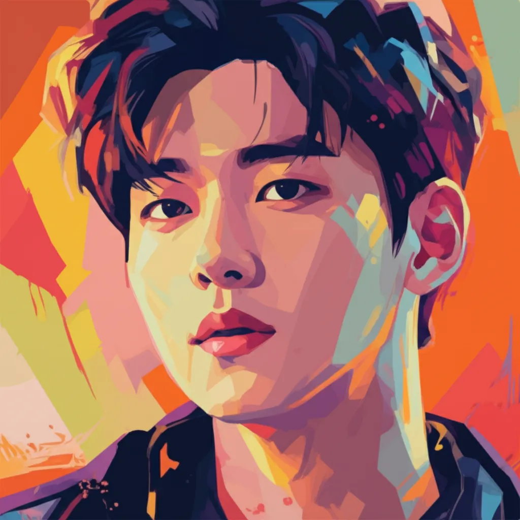 Artistic portrait of Go Kyung-Pyo
