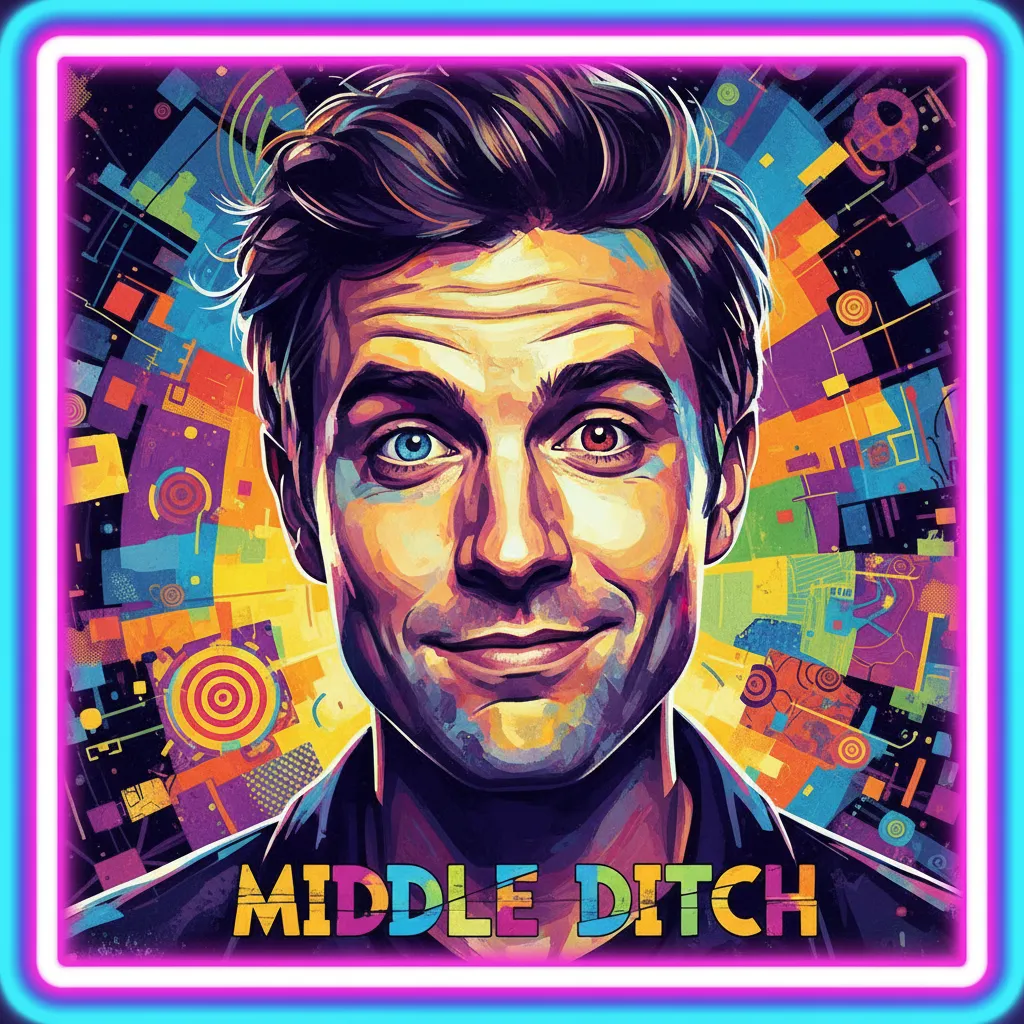 Artistic portrait of Thomas Middleditch