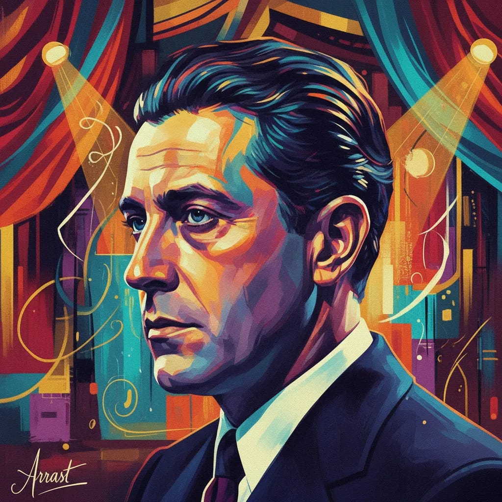 Artistic portrait of Harry d'Abbadie d'Arrast