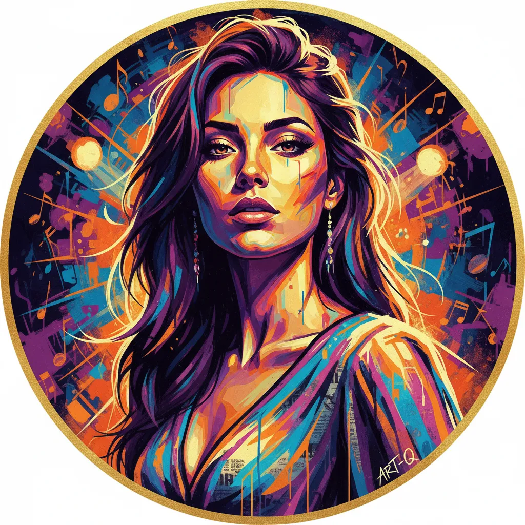 Artistic portrait of Karen Quintero