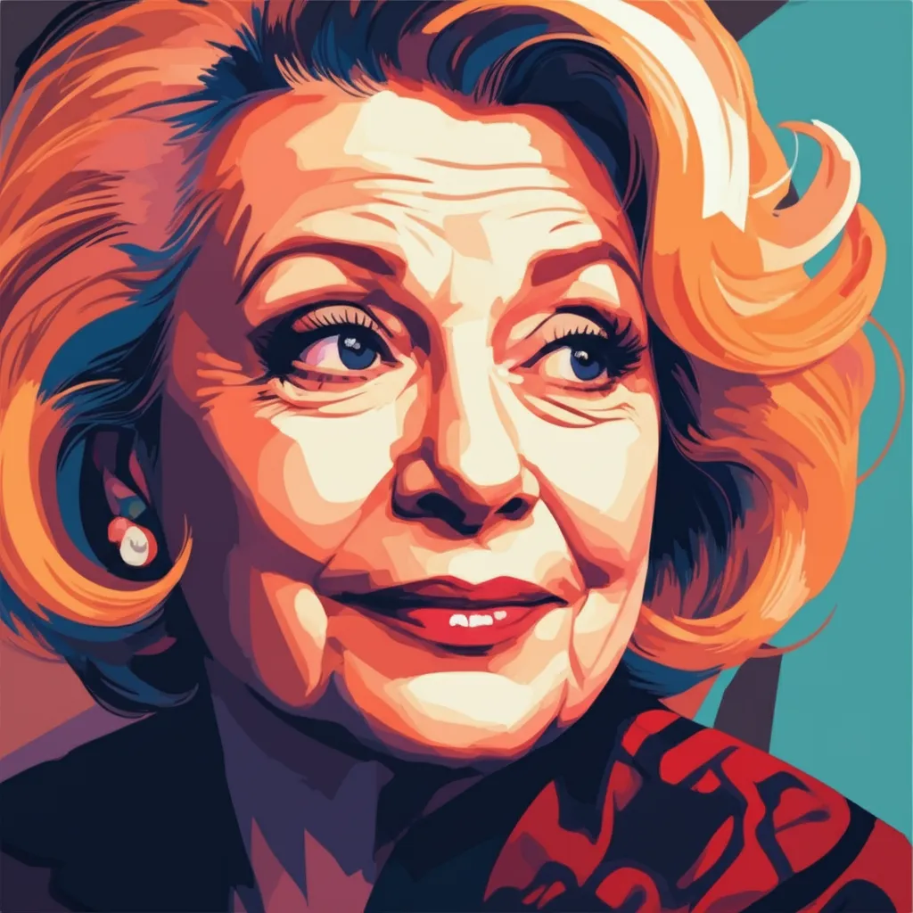 Artistic portrait of Katherine Helmond