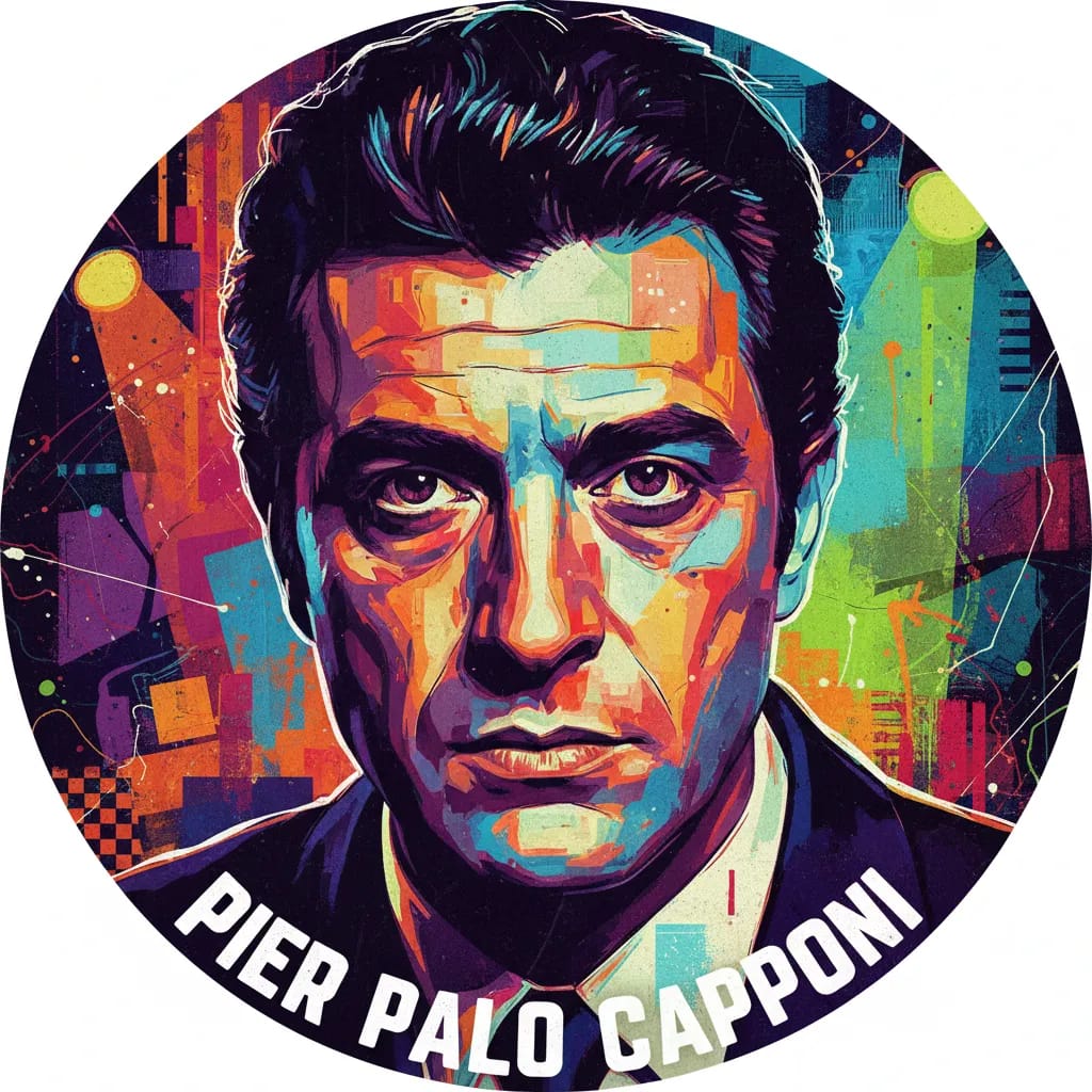 Artistic portrait of Pier Paolo Capponi