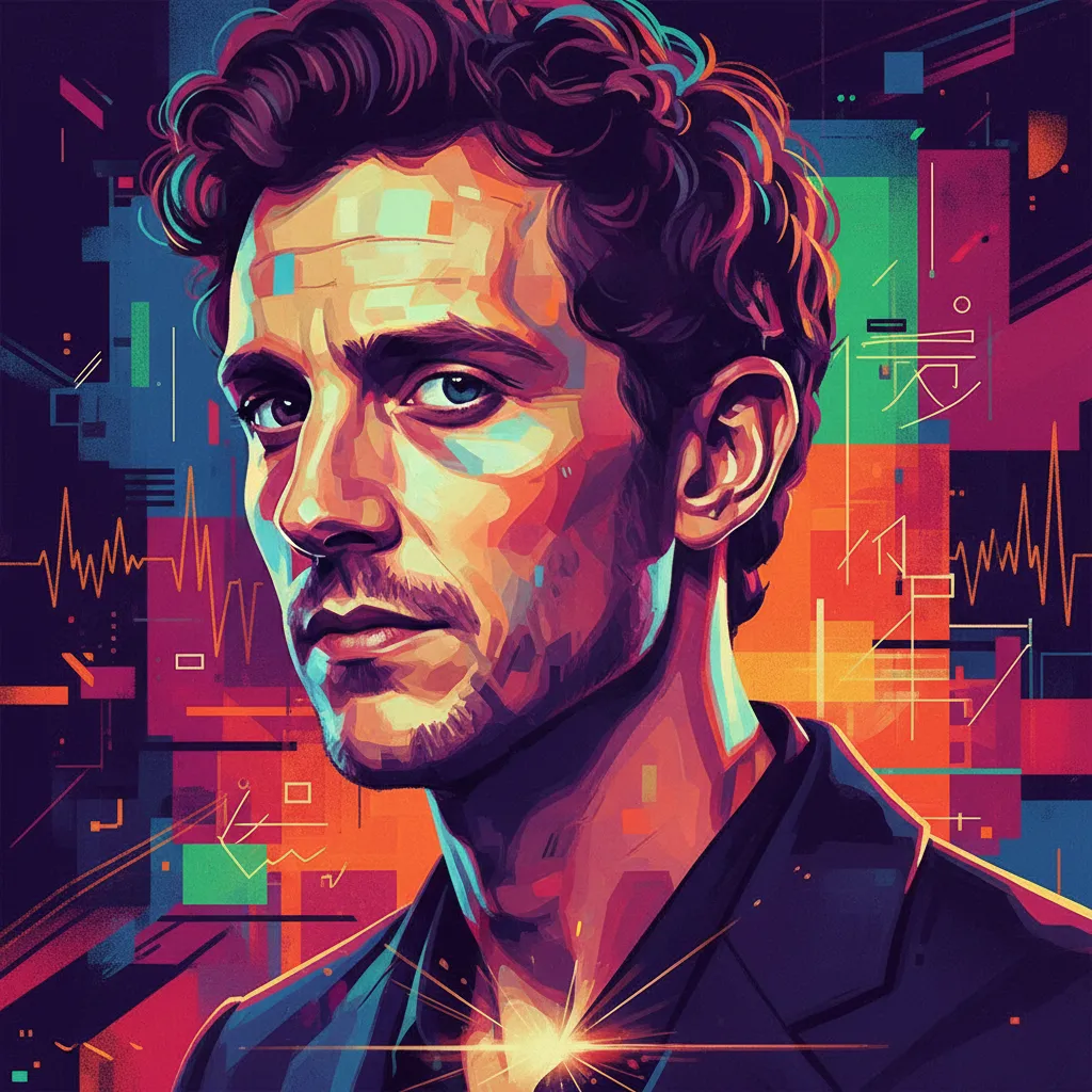 Artistic portrait of Andrew Scott