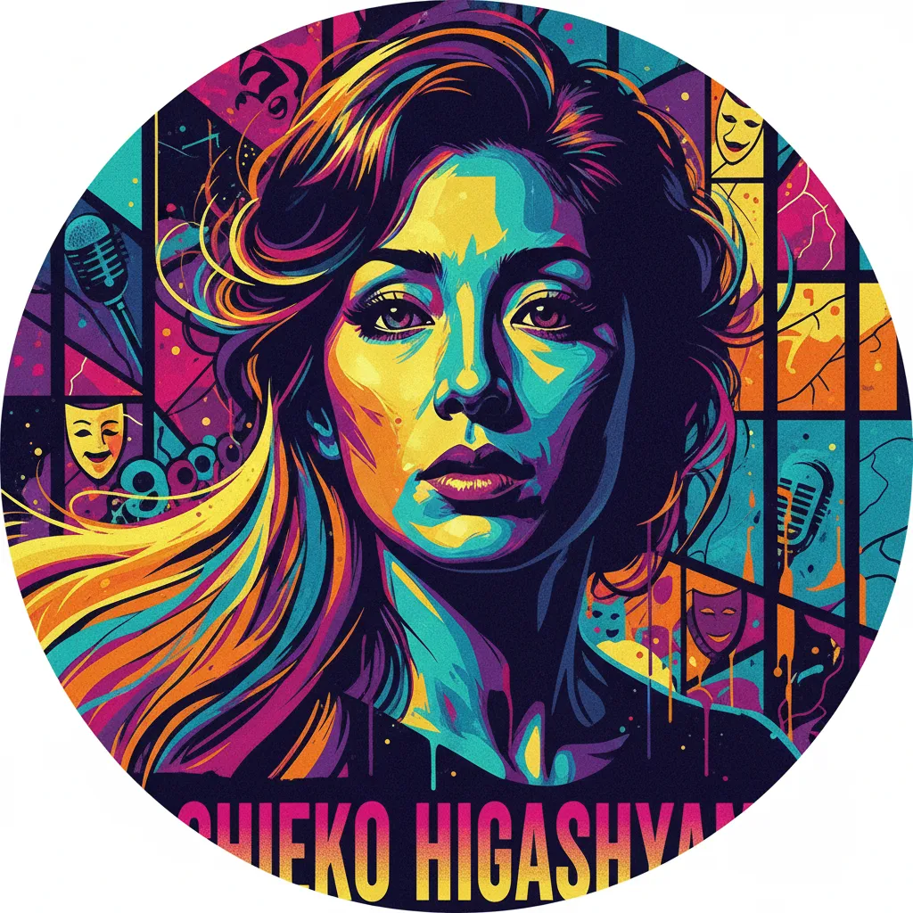 Artistic portrait of Chieko Higashiyama