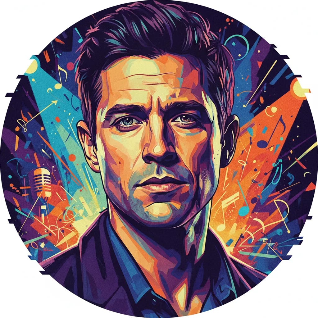 Artistic portrait of Andrew Cherry