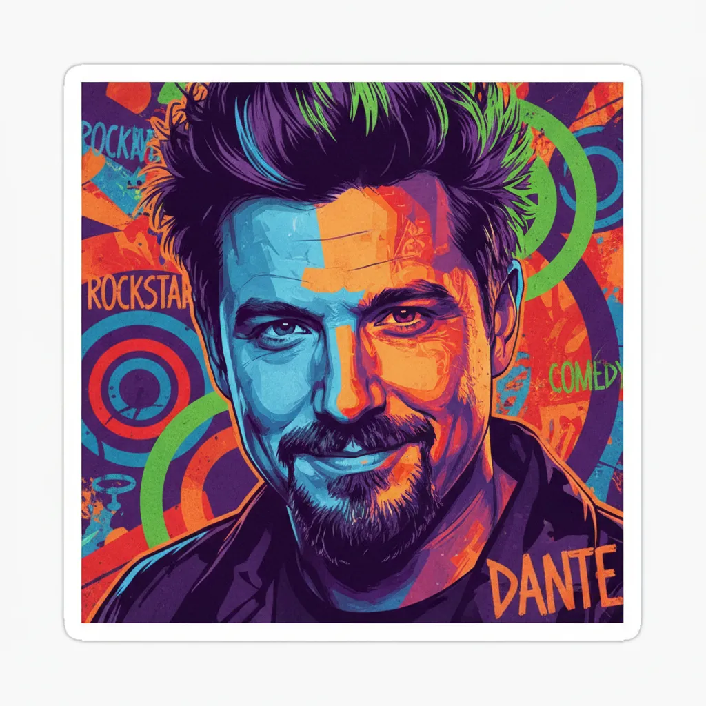 Artistic portrait of Peter Dante