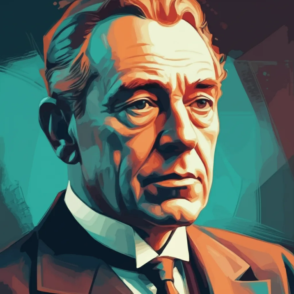 Artistic portrait of Stanley Holloway