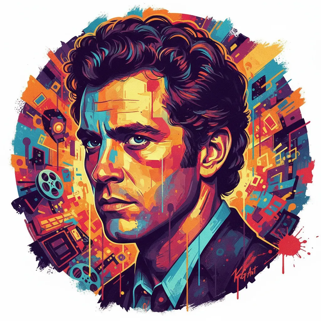 Artistic portrait of Keith Gordon