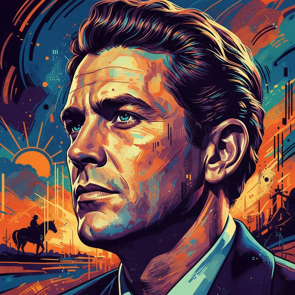 Artistic portrait of Joel McCrea