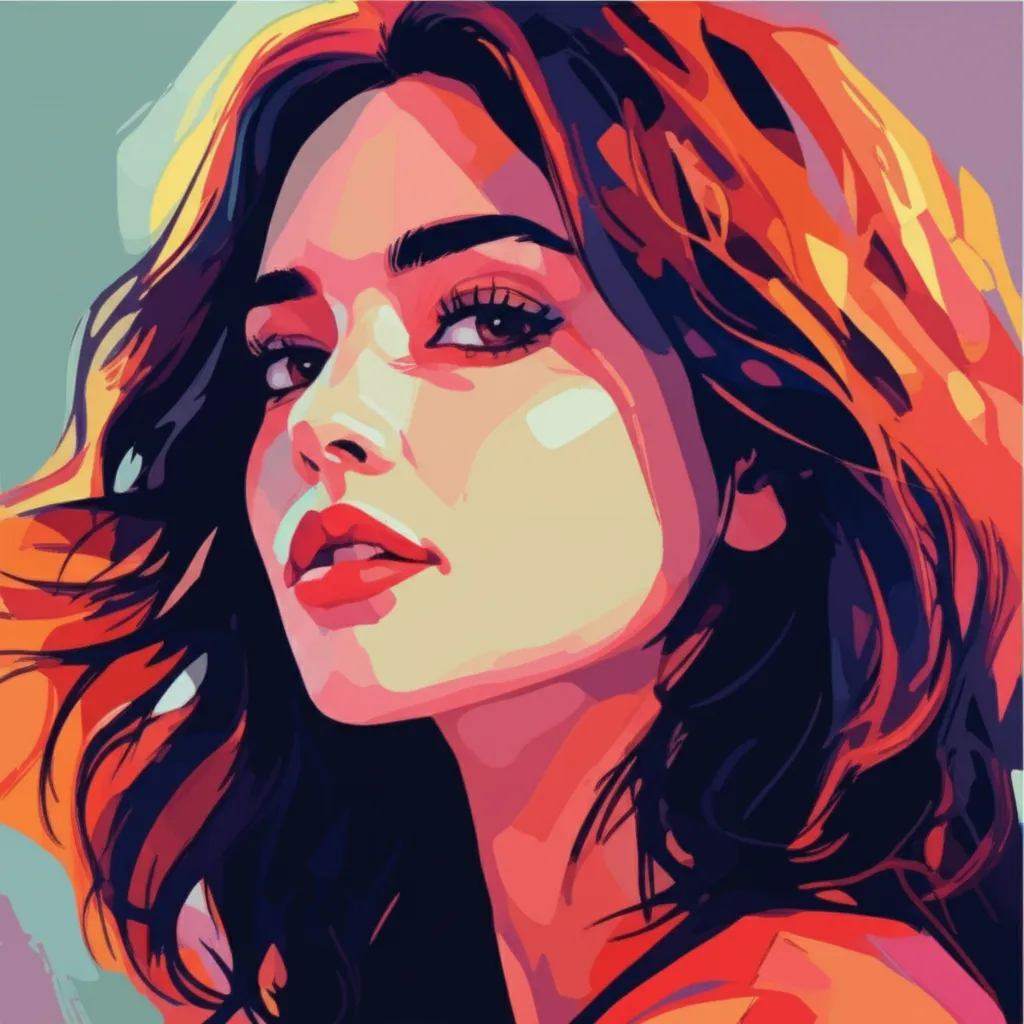 Artistic portrait of Eiza González