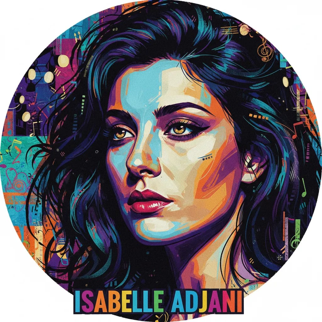 Artistic portrait of Isabelle Adjani