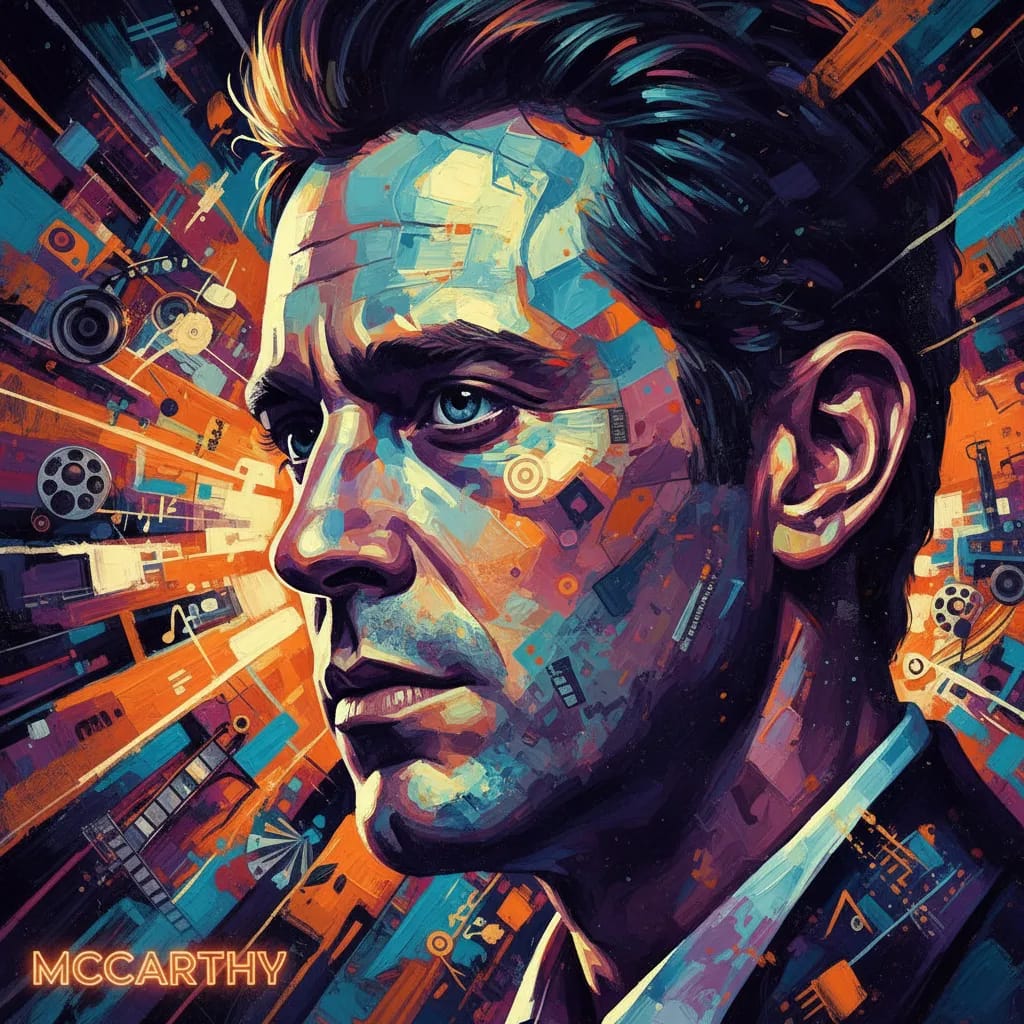 Artistic portrait of Nicholas McCarthy