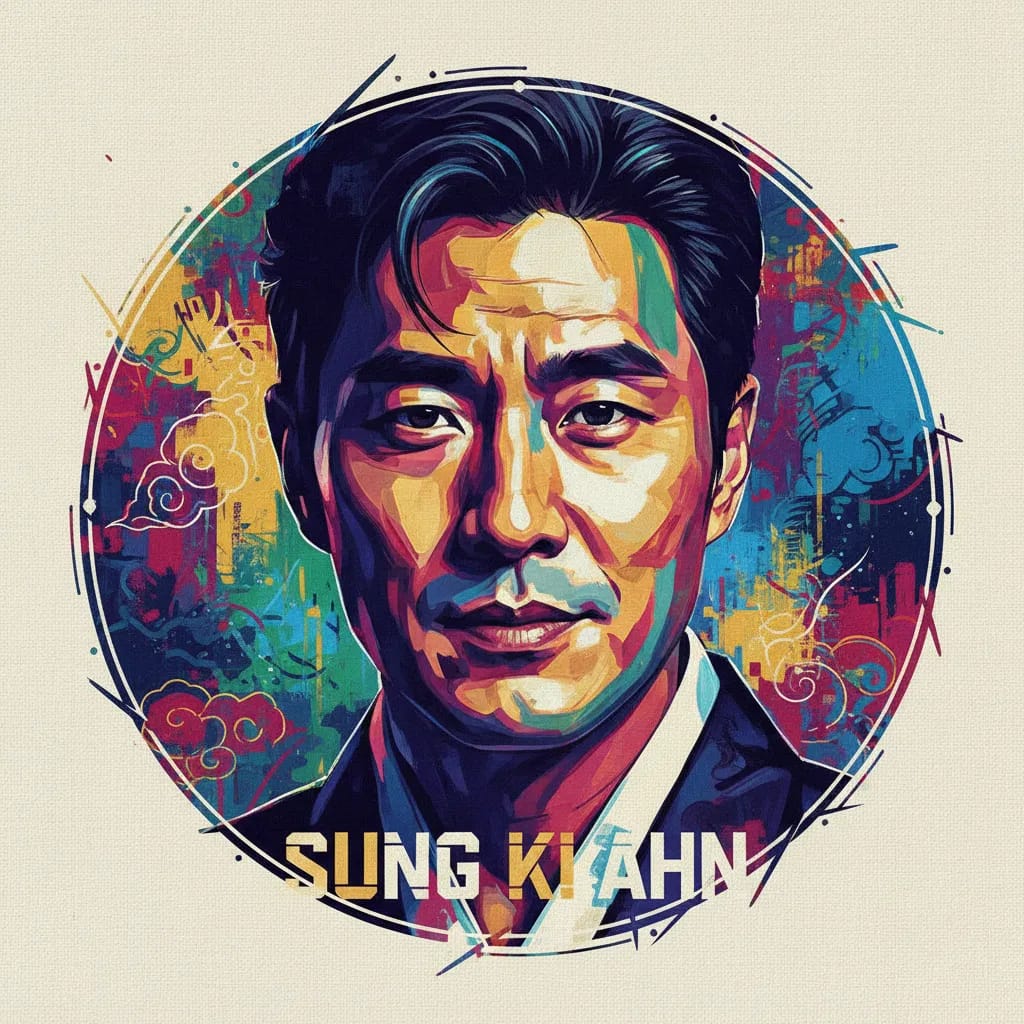 Artistic portrait of Sung-Ki Ahn