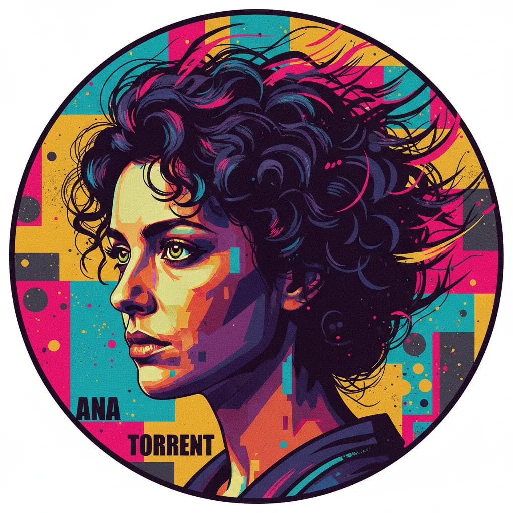 Artistic portrait of Ana Torrent