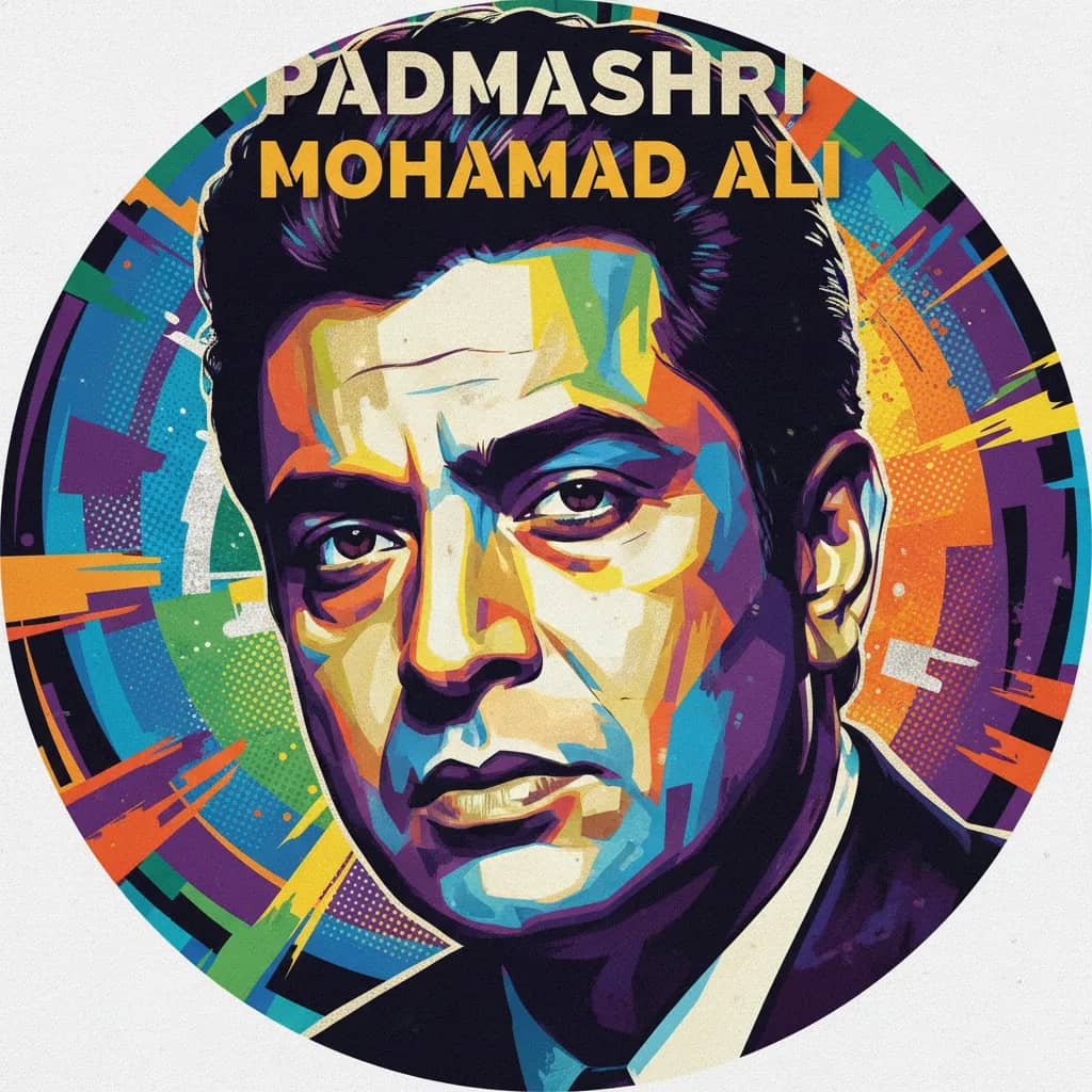 Portrait of Padmashri Mohammad Ali