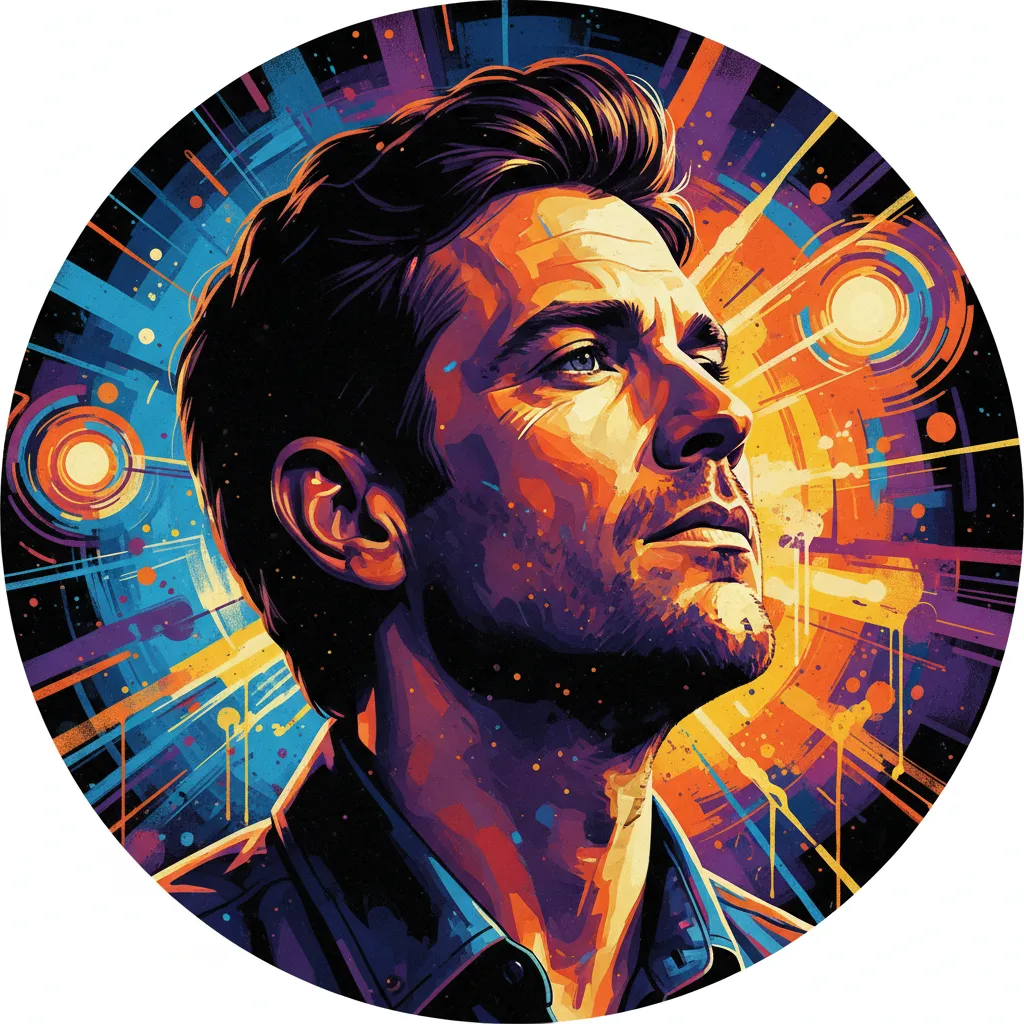 Artistic portrait of Jeff McGrath