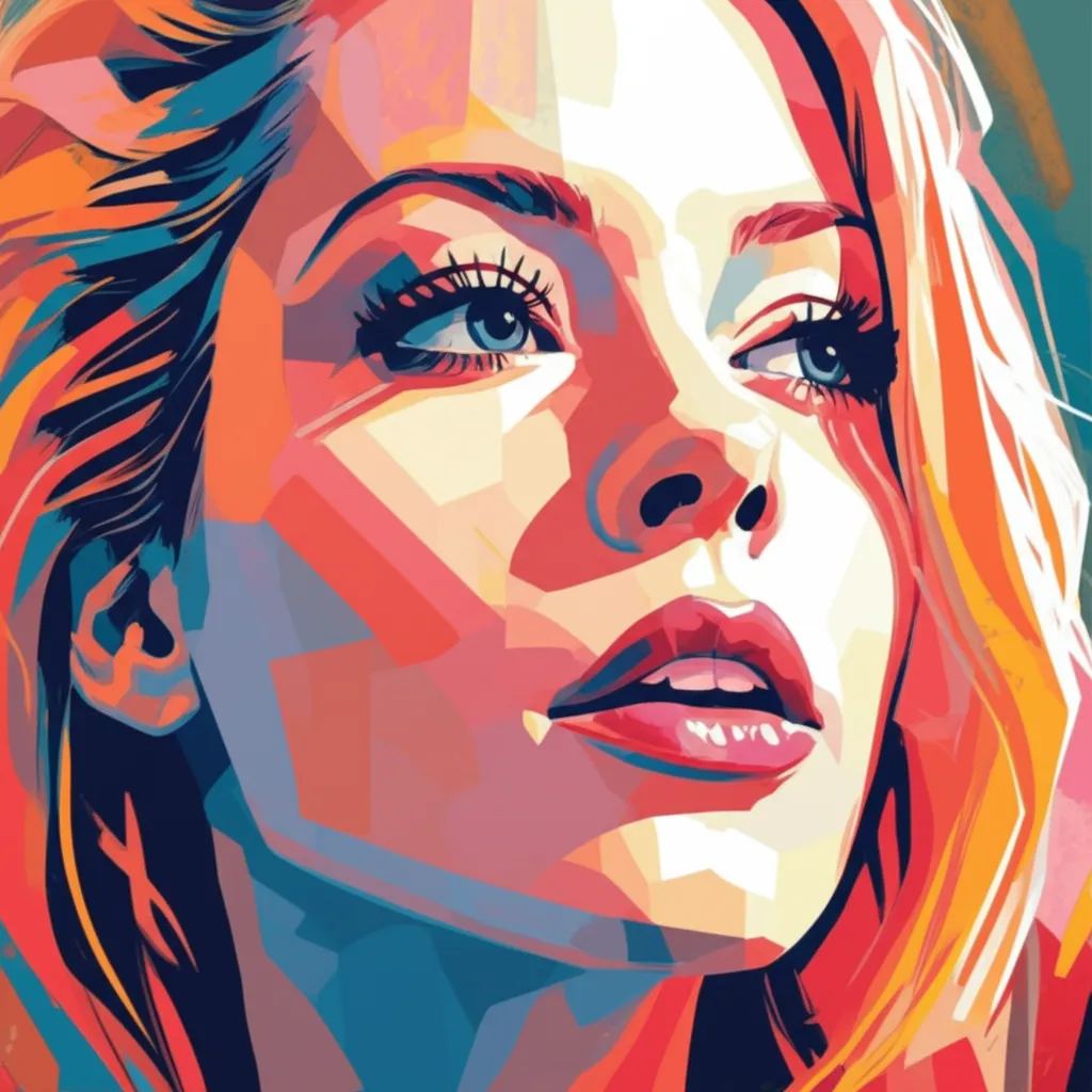 Artistic portrait of Tara Reid