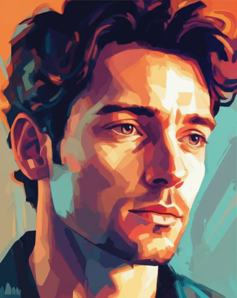 Artistic portrait of Philippe Klaus