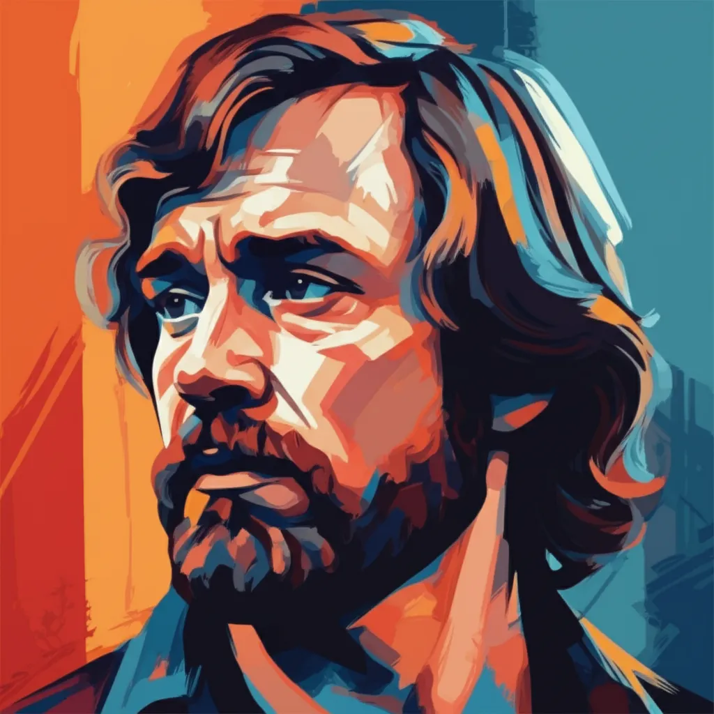 Artistic portrait of Richard Brooker