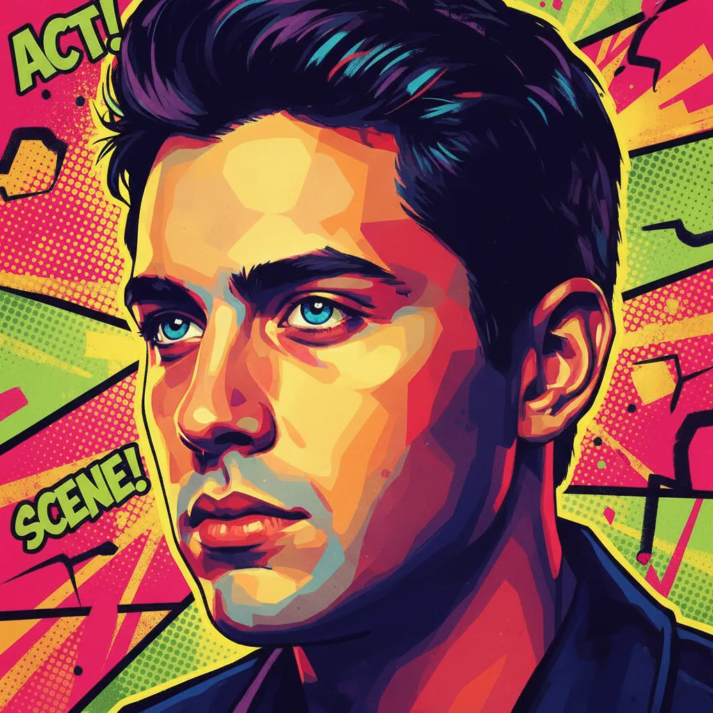 Artistic portrait of Joey Morgan