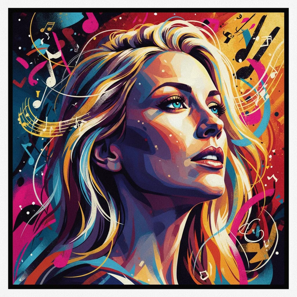 Artistic portrait of Katherine Jenkins