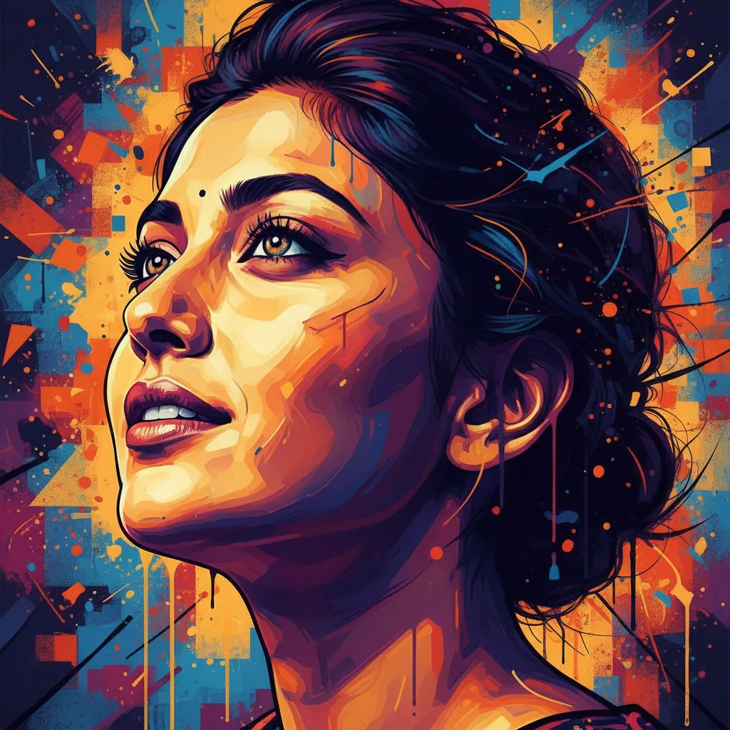 Artistic portrait of Shriya Pilgaonkar
