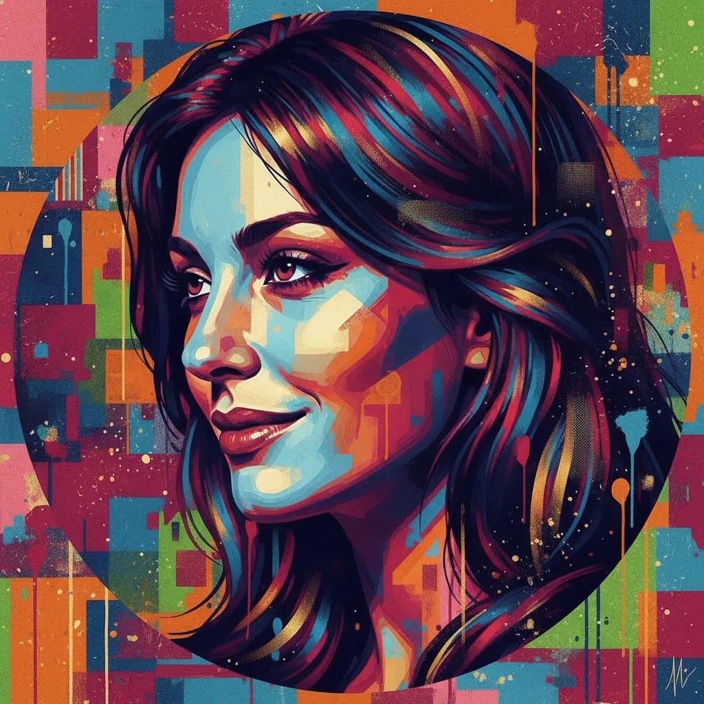 Artistic portrait of Eleonora Giorgi
