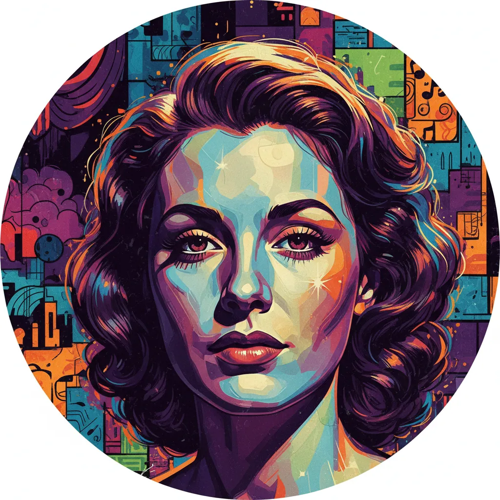 Artistic portrait of Virginia Field