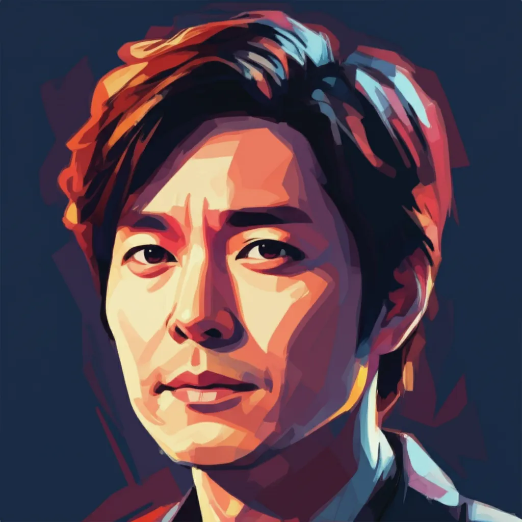 Artistic portrait of Lee Byung-hun