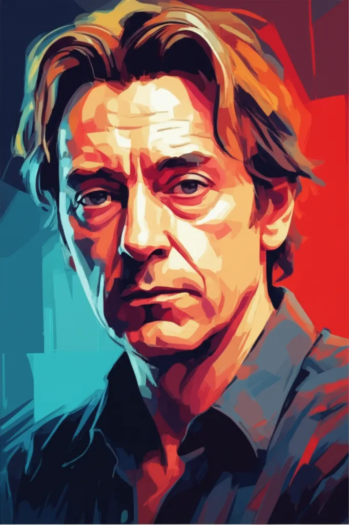 Artistic portrait of David Thewlis