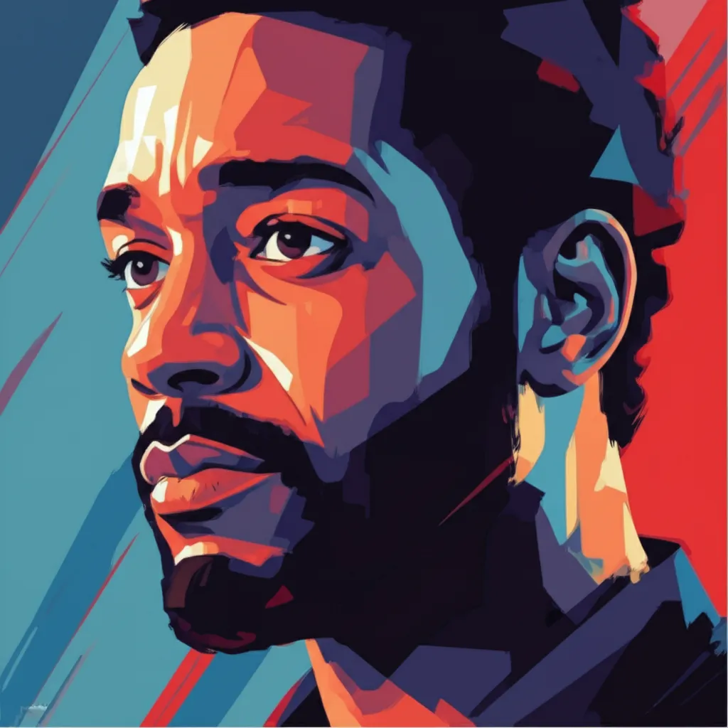 Artistic portrait of Vincent Berry