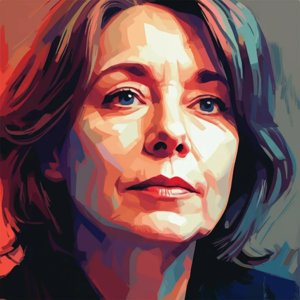 Artistic portrait of Ann Dowd