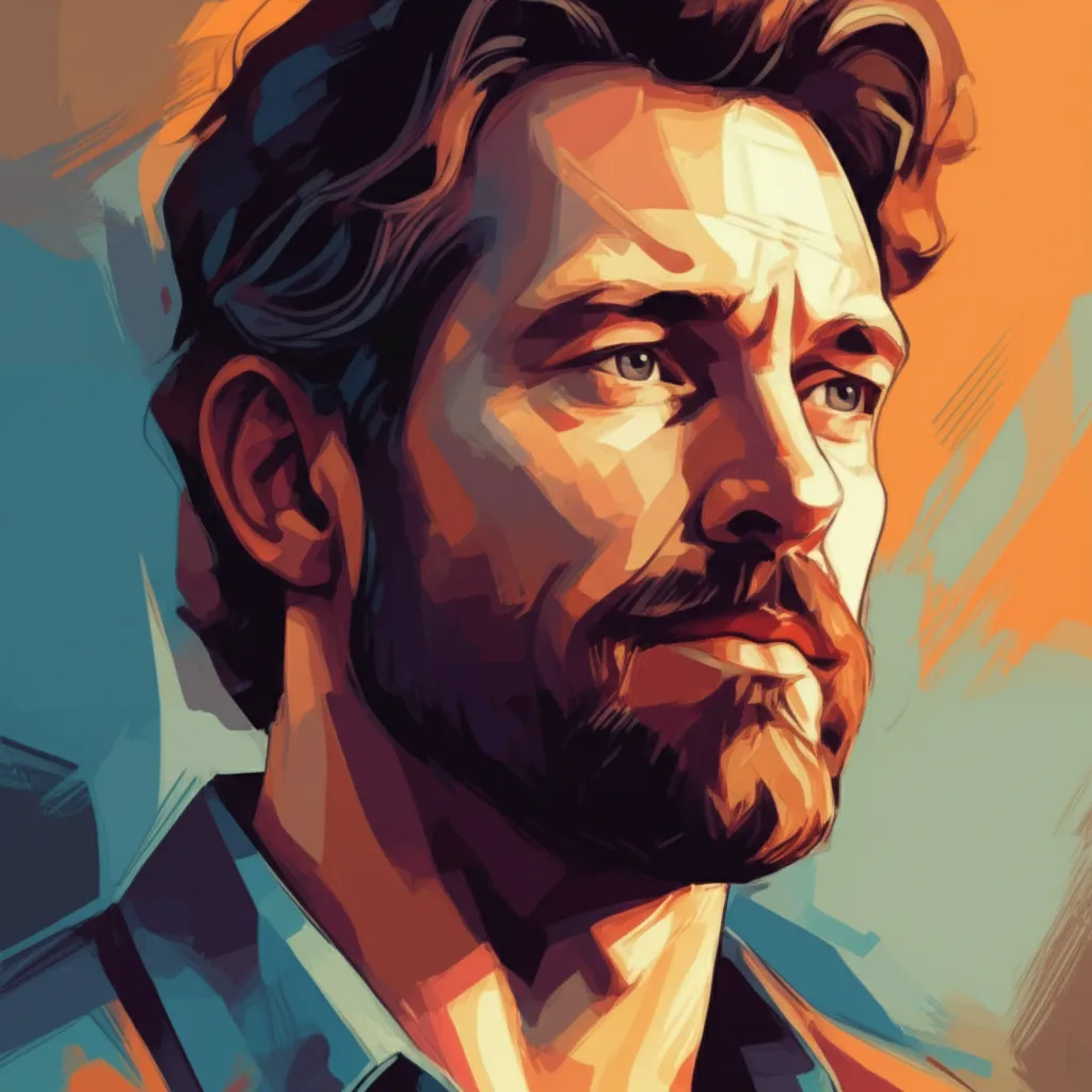 Artistic portrait of Josh Brolin