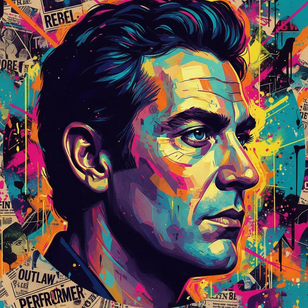 Artistic portrait of Robert Blake