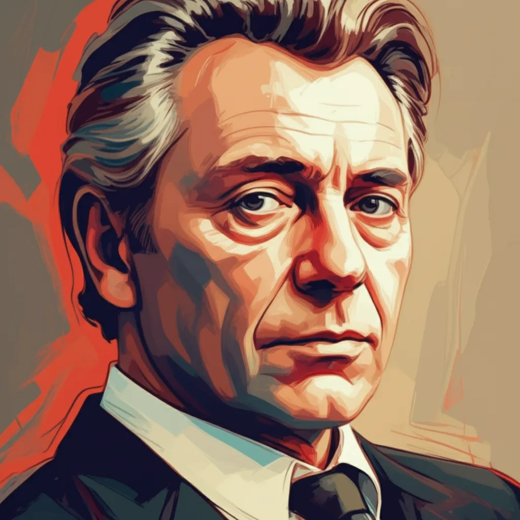 Artistic portrait of Christoph Waltz