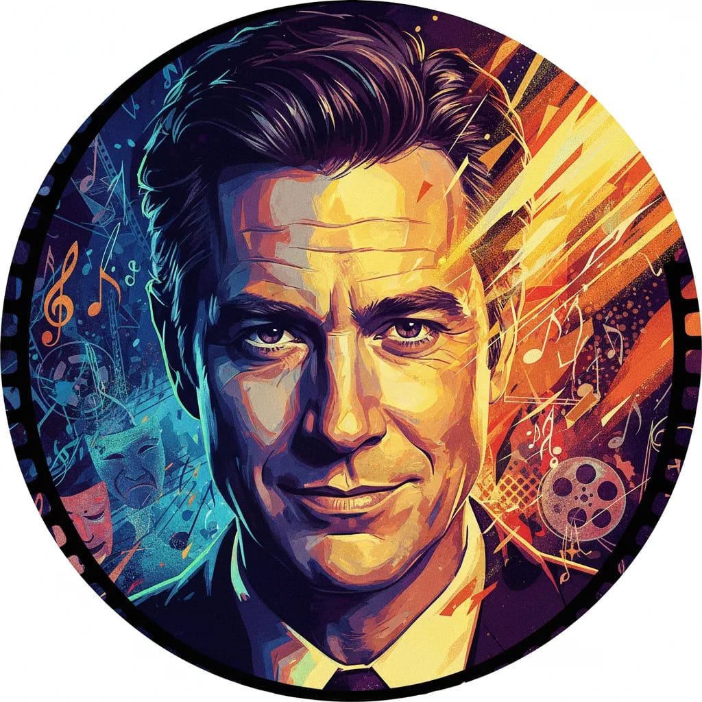 Artistic portrait of John Larroquette
