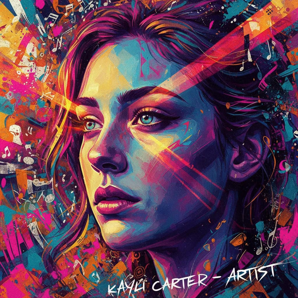 Artistic portrait of Kayli Carter