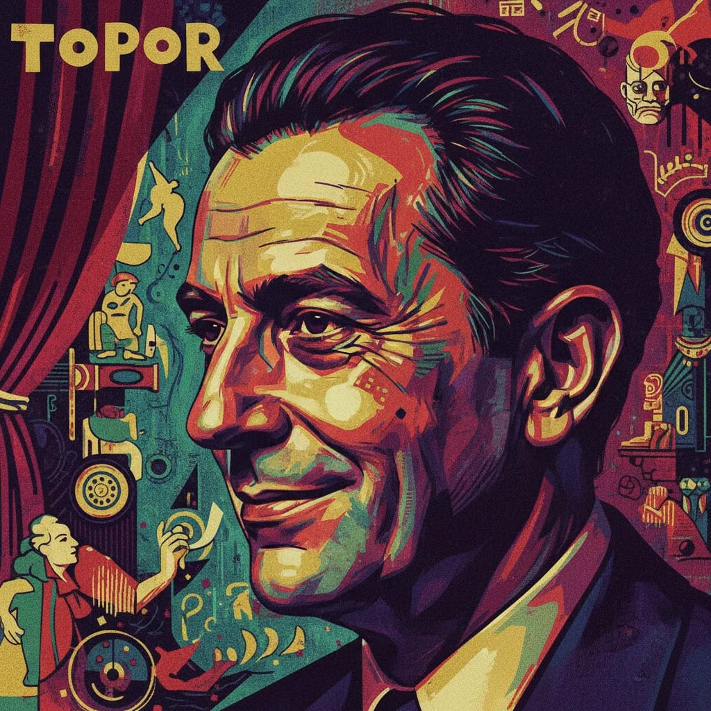 Artistic portrait of Roland Topor