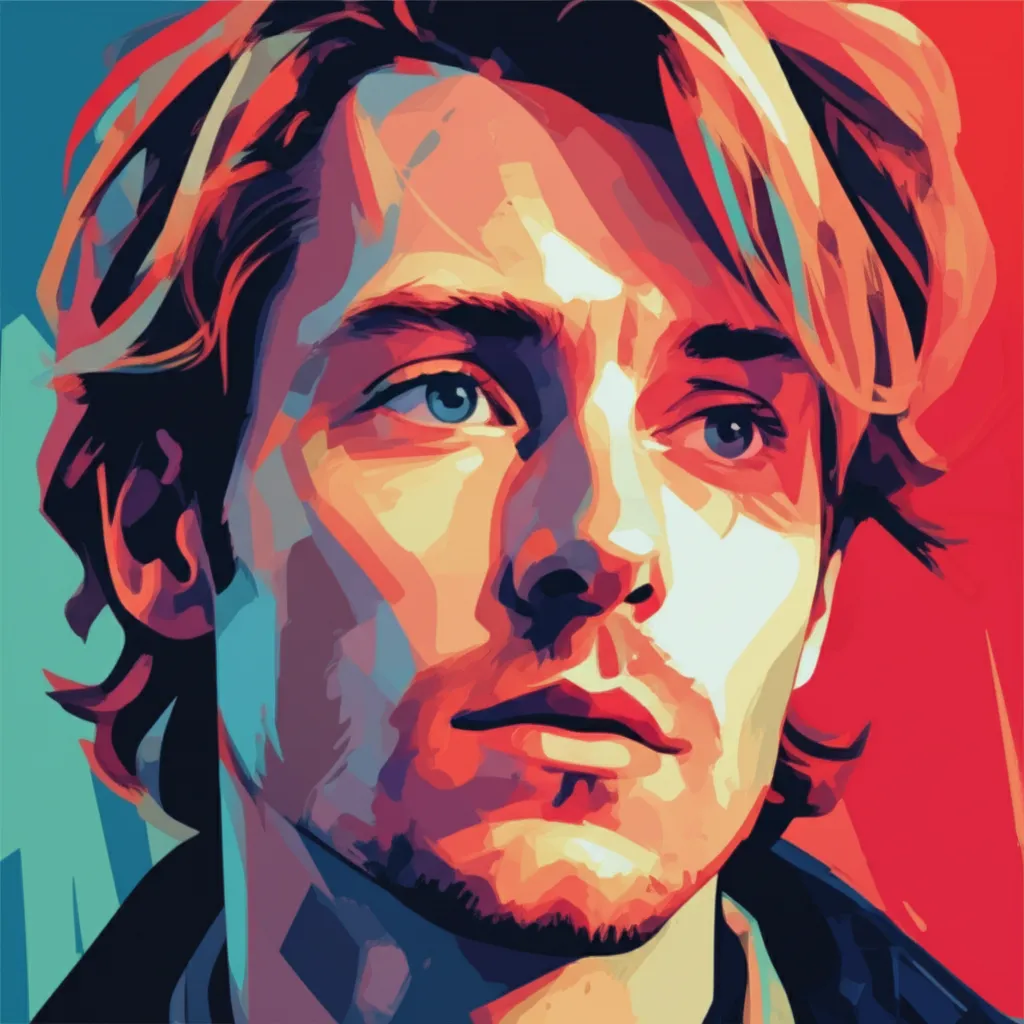 Artistic portrait of Jeppe Beck Laursen