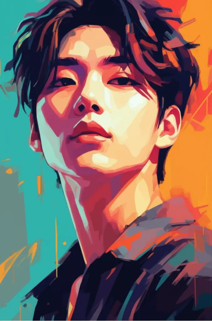 Artistic portrait of T. Hee