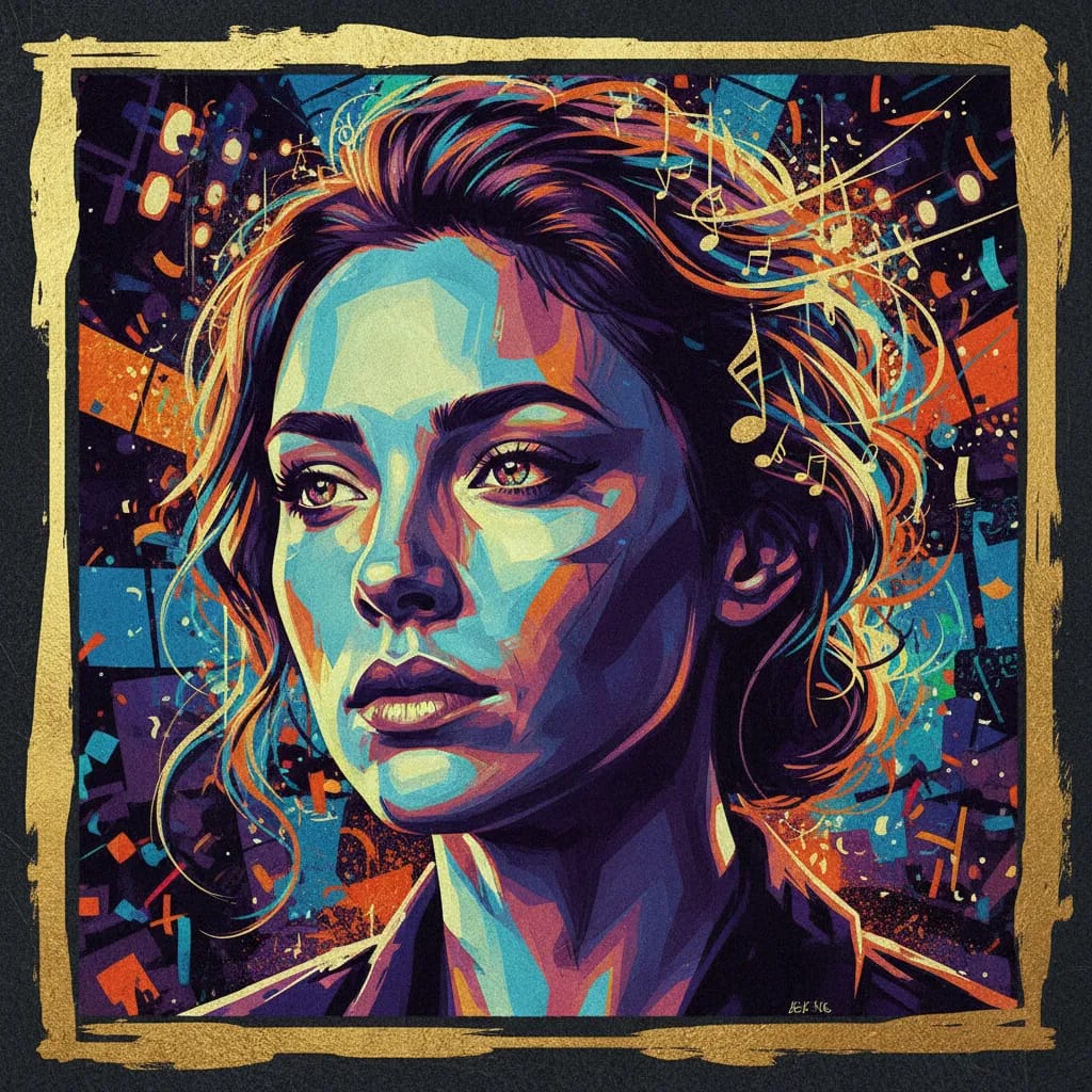 Artistic portrait of Georgina Campbell