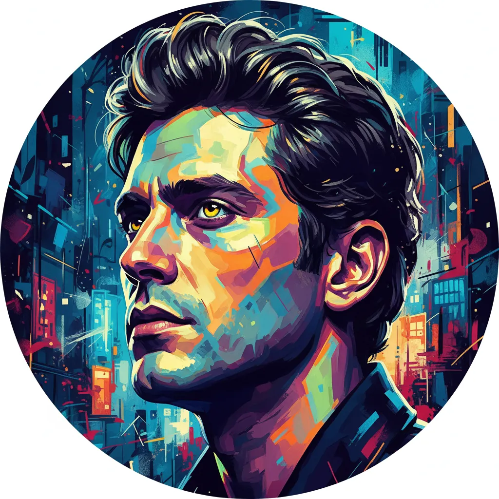 Artistic portrait of Milan Maric