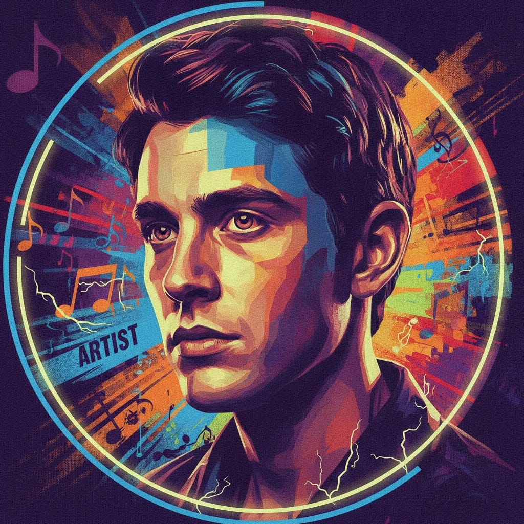 Artistic portrait of Jared Gilman