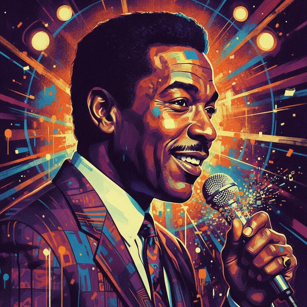 Artistic portrait of Nipsey Russell