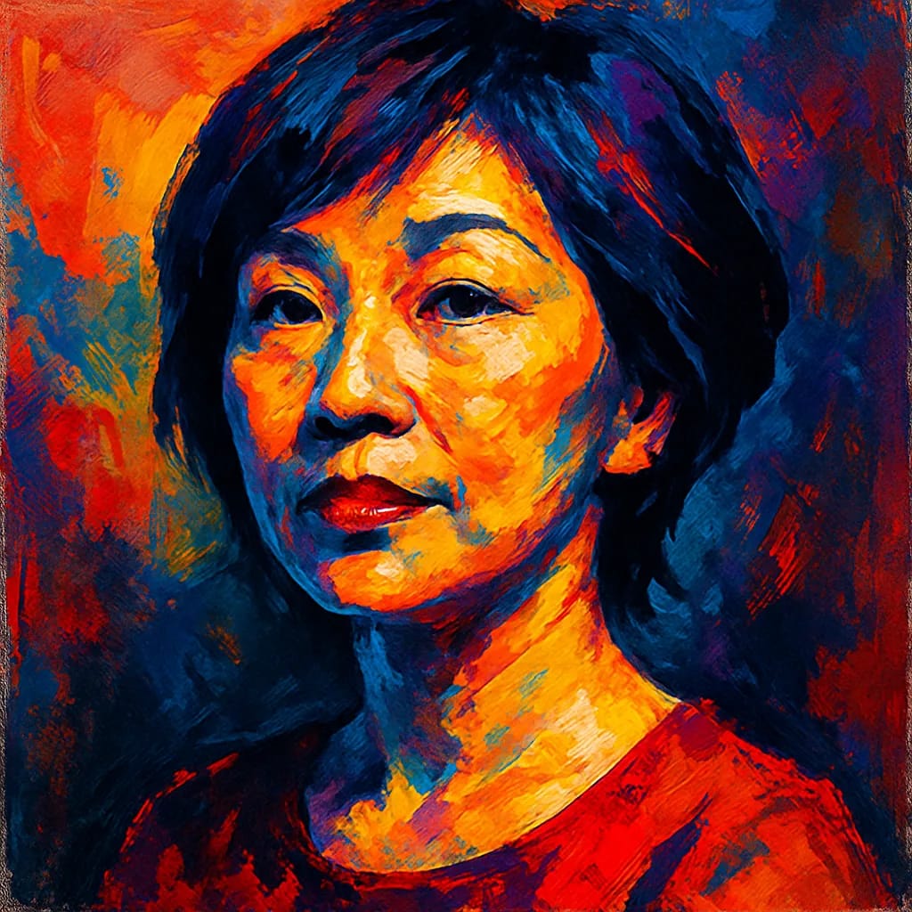 Artistic portrait of Kotono Mitsuishi