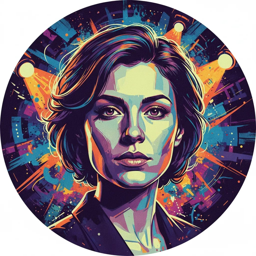 Artistic portrait of Charlotte Brittain
