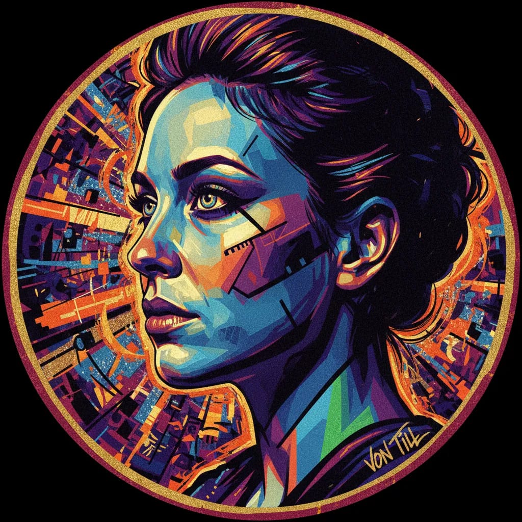 Artistic portrait of Katie Von Till
