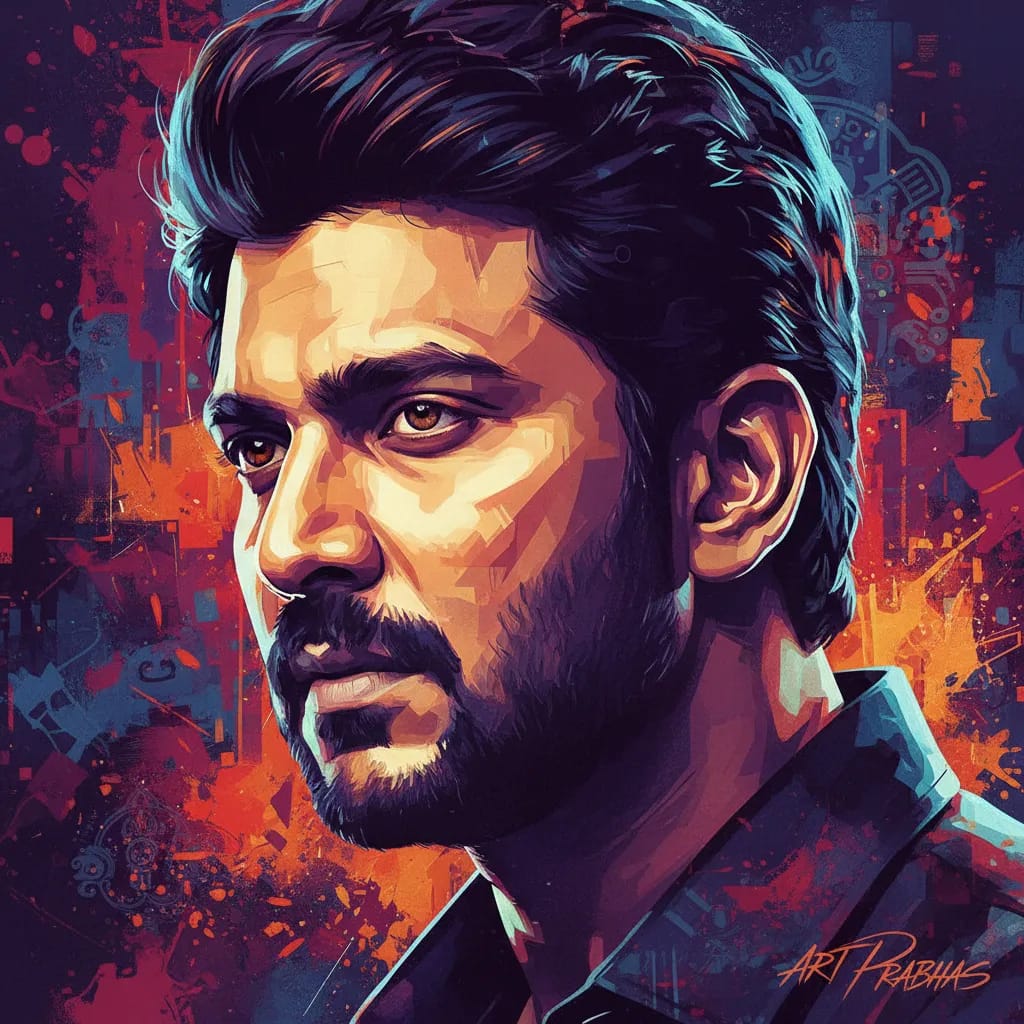 Artistic portrait of Prabhas