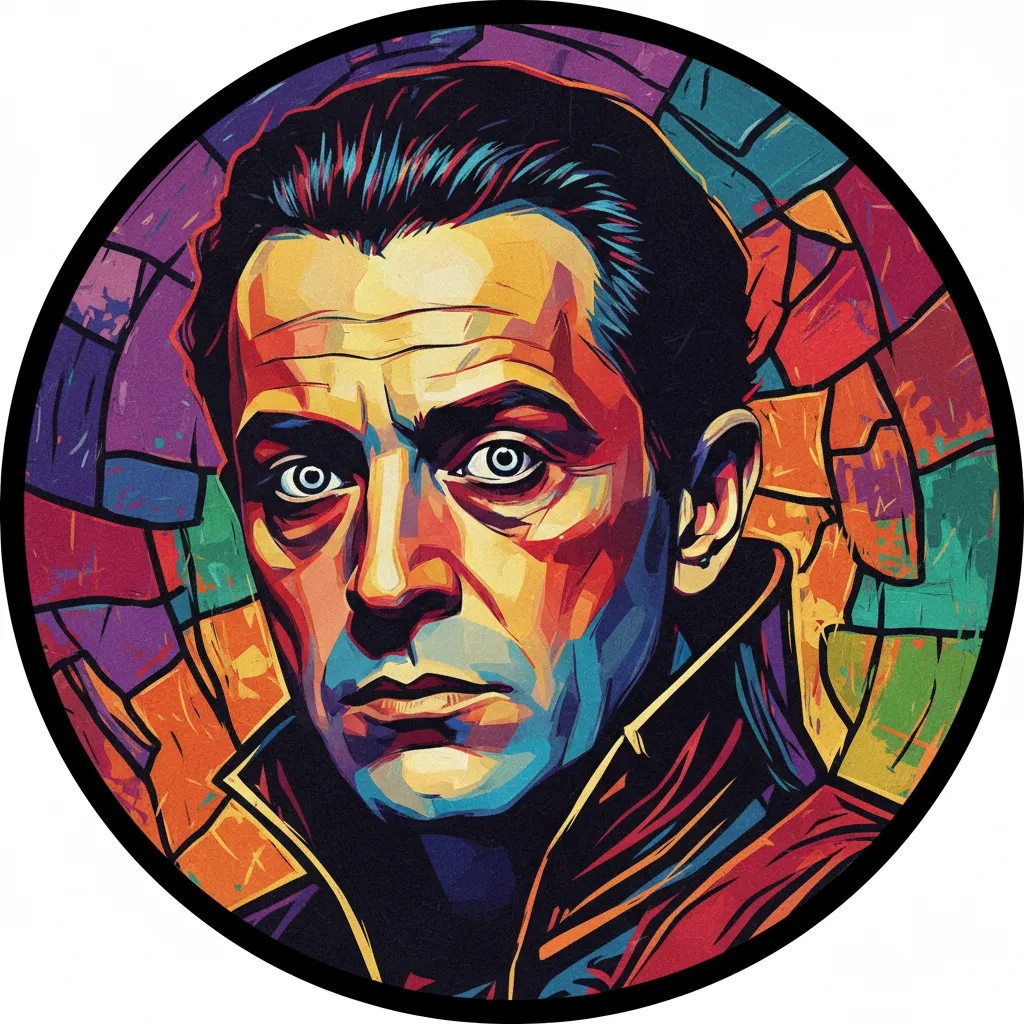 Artistic portrait of Werner Krauss