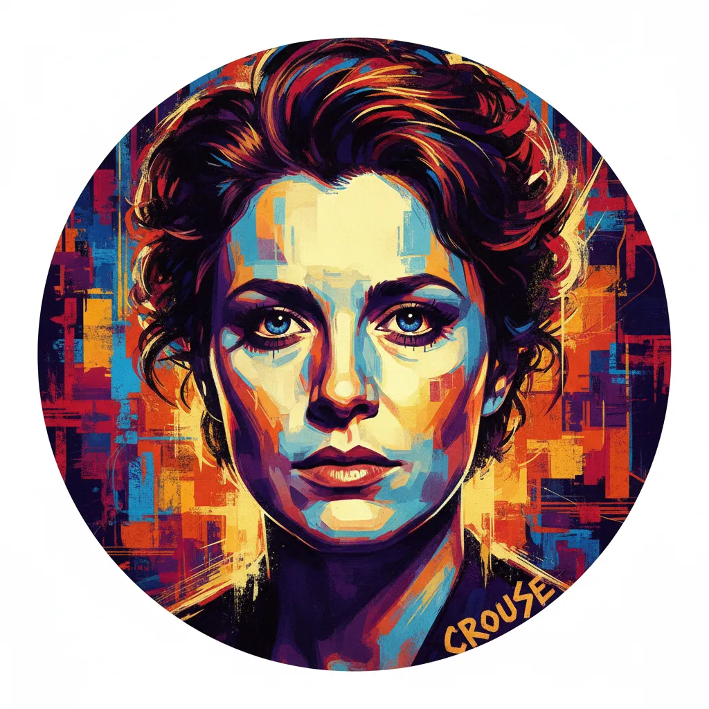 Artistic portrait of Lindsay Crouse